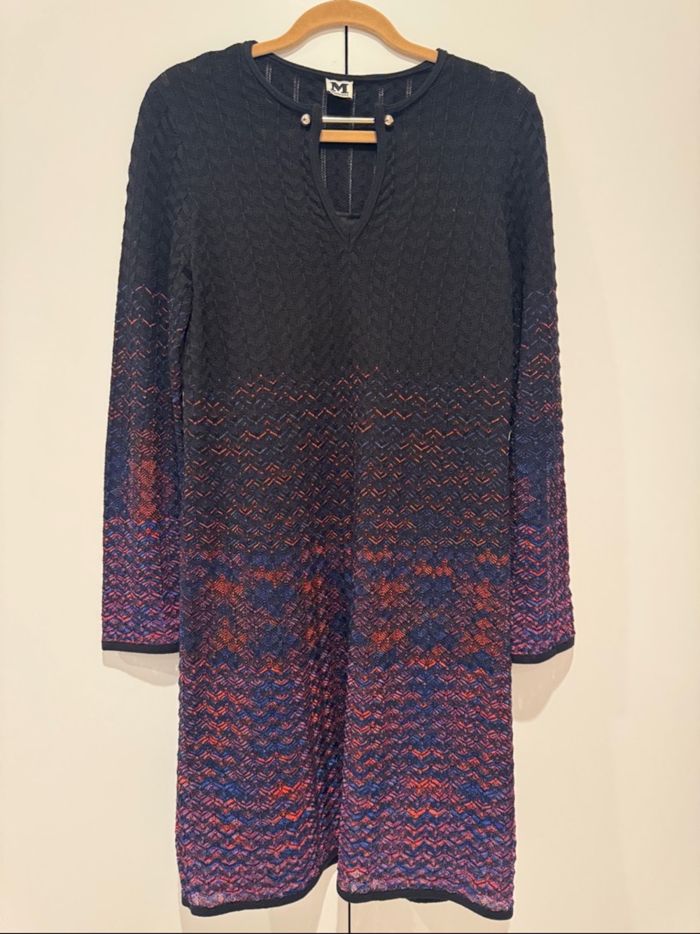 Missoni Knit Multicolor Sweater Dress